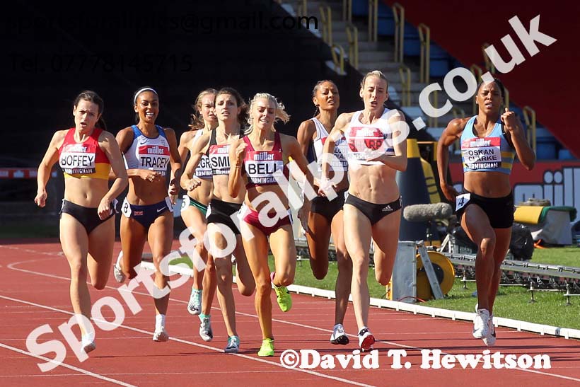 Womens 800 metres, 2019 Muller British Championships, Alexander Stadium, Birmingham. Photo: David T. Hewitson/Sports for All Pics